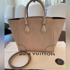 SOLD Louis Vuitton Phenix MM in Dune Epi Leather with Silver Hardware